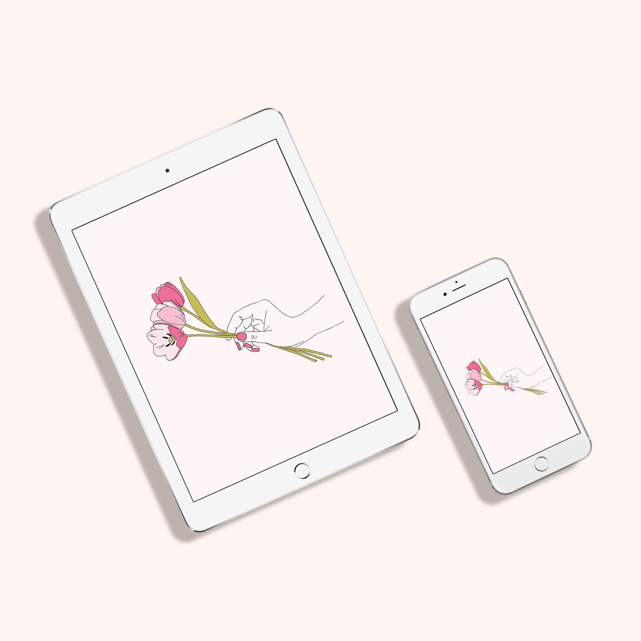 hình nền ipad hoa 0091