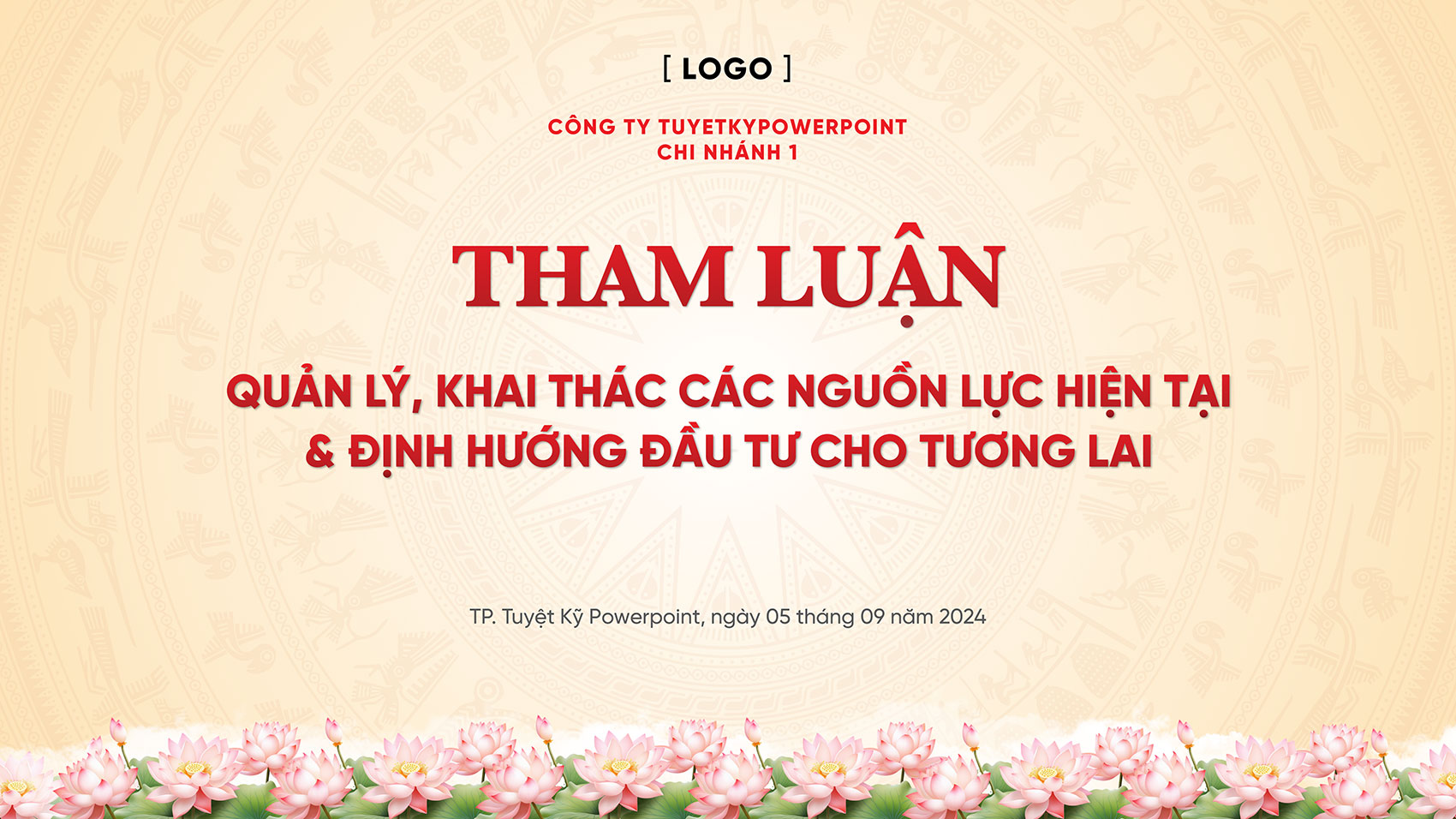 hình nền trống đồng hoa sen 0039