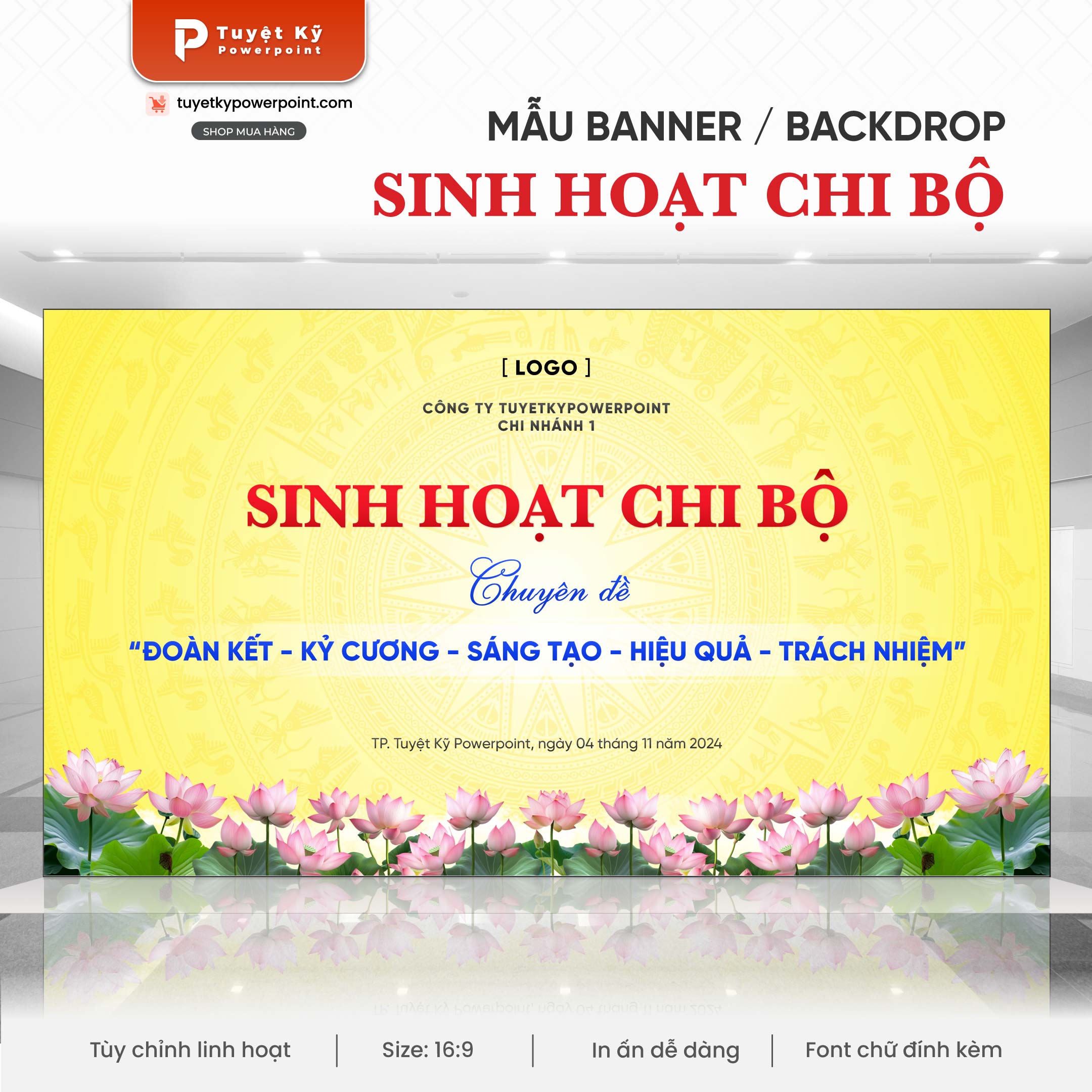 hình nền trống đồng hoa sen 0065